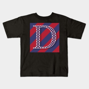 Old Glory Letter D Kids T-Shirt